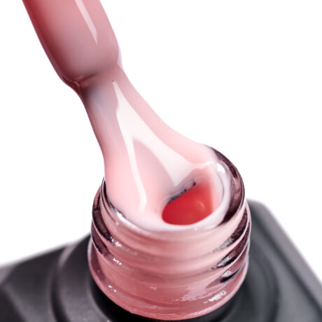 Baza Rubber Champagne Rose Illusion Nails 13ml - bază flexibilă și autonivelantă pentru manichiuri profesionale